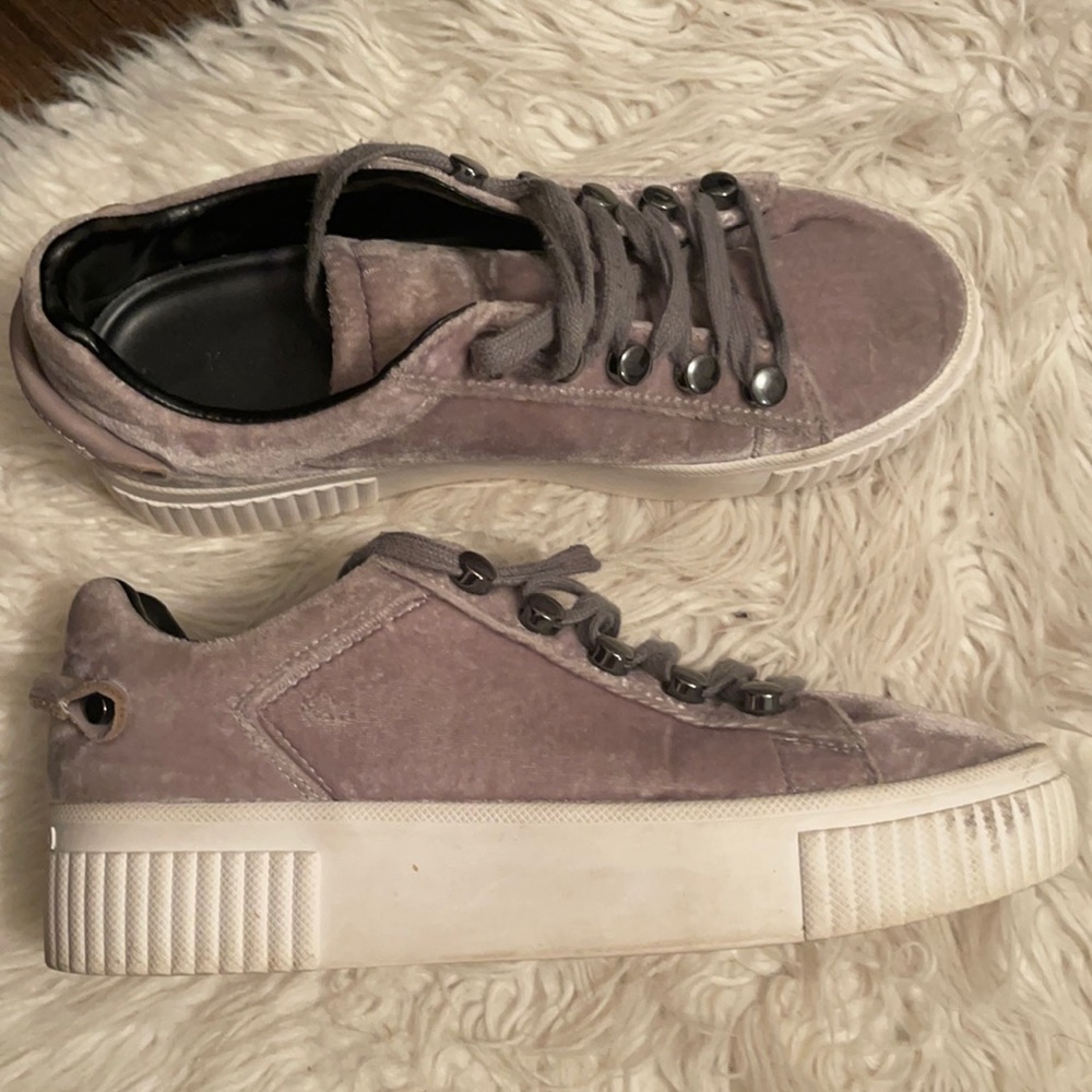 Kendall + Kylie gray sneakers